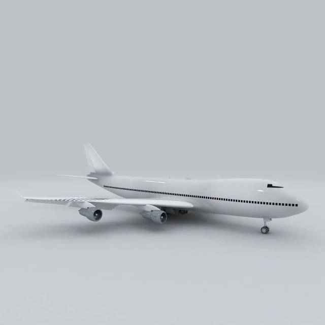 transportation - aircraft 14 3D Model .c4d .max .obj .3ds .fbx .stl .blend 