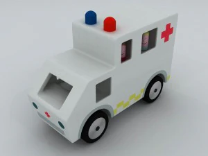 transportation - ambulance 3D Model