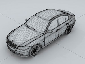 transportation - bmw car 3D 模型