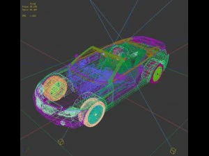 transportation - bmw car 01 3D Model