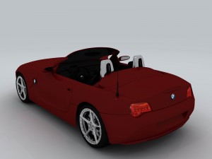 transportation - bmw car 01 z4 Modelo 3D