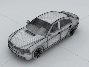 transportation - bmw car 06 3D Model