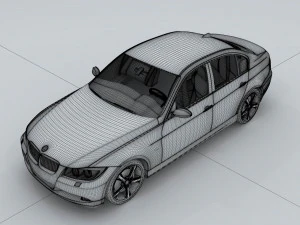 transportation - bmw car 07 3D Model