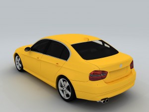 transportation - bmw car 07 3D 模型