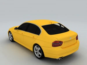 transportation - bmw car 07 3D Model