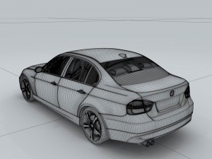 transportation - bmw car 07 3D 模型