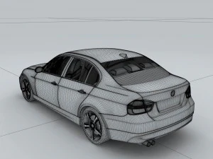 transportation - bmw car 07 3D Model