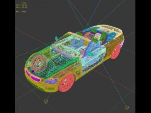 transportation - bmw car 08 3D Model