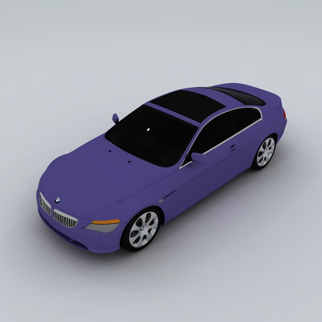 transportation - bmw car 09 3D Model .c4d .max .obj .3ds .fbx .stl .blend 