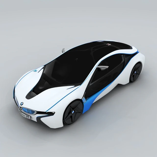 transportation - bmw car i8 3D Model .c4d .max .obj .3ds .fbx .stl .blend 