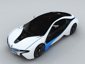 transportation - bmw car i8 Modelo 3D