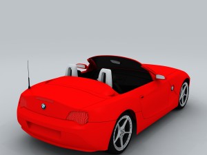 transportation - bmw car z4 Modelo 3D