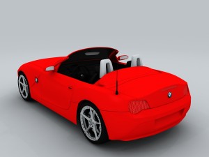 transportation - bmw car z4 Modelo 3D