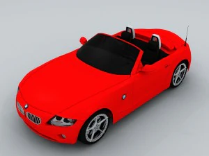 transportation - bmw car z4 3D Model