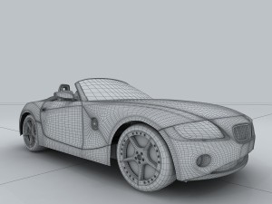 transportation - bmw car z4 Modelo 3D