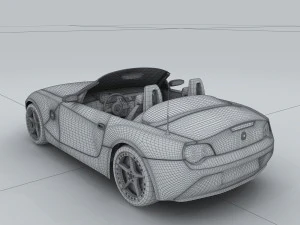 transportation - bmw car z4 3D Model