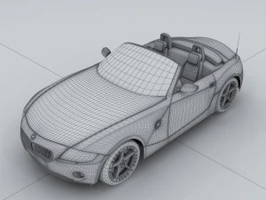 transportation - bmw car z4 3D Model