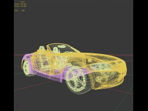 transportation - bmw car z4 3D Model
