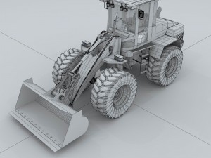 transportation - bulldozer 3D Model