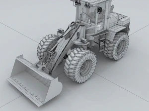 transportation - bulldozer 3D Model