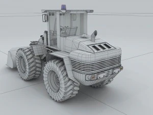 transportation - bulldozer 3D Model
