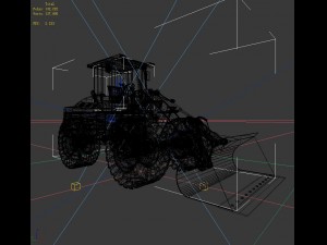 transportation - bulldozer 3D Model