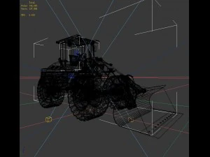 transportation - bulldozer 3D Model