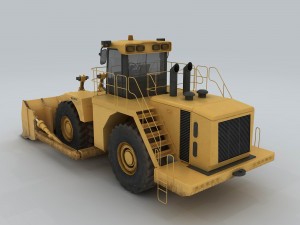transportation - bulldozer 04 3D Modell
