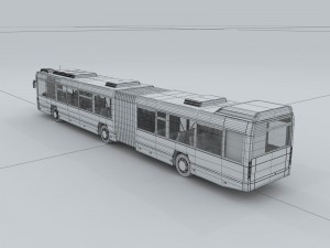 transportation - bus 3D Model