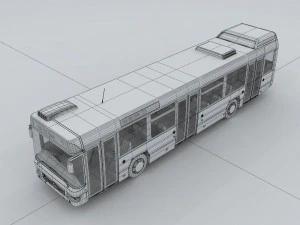 transportation - bus 02 3D Model