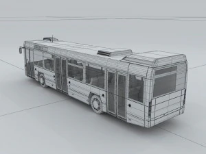 transportation - bus 02 3D Model
