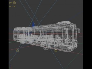 transportation - bus 02 Model 3D