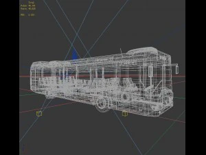 transportation - bus 02 3D Model