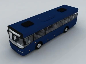 транспорт - автобус 09 3D Модель