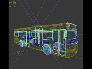 transportation - bus 09 Model 3D
