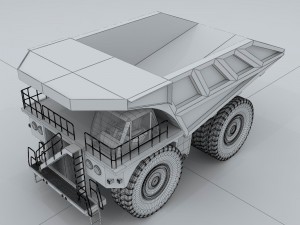 transportation - engineering dumpers 3D Model
