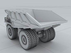 transportation - engineering dumpers 3D Model