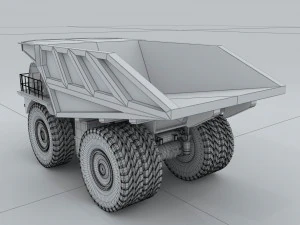 transportation - engineering dumpers 3D Model