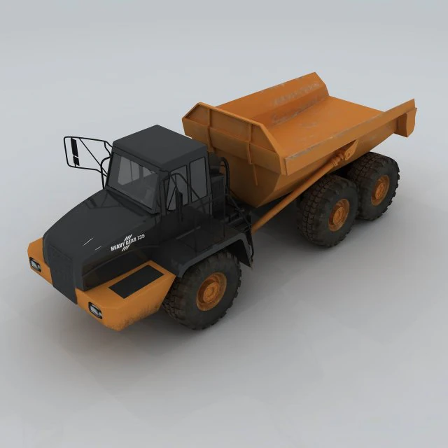 transportation - engineering dumpers 02 3D Model .c4d .max .obj .3ds .fbx .stl .blend