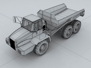 transportation - engineering dumpers 02 Modelo 3D
