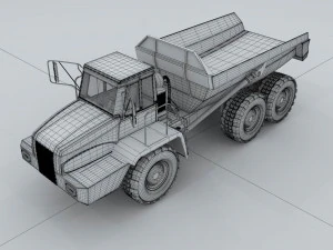 transportation - engineering dumpers 02 3D Model