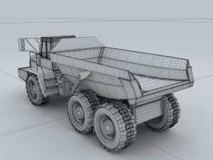 transportation - engineering dumpers 02 Modelo 3D
