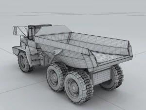 transportation - engineering dumpers 02 3D Model