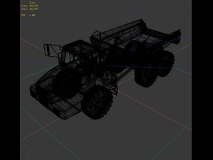 transportation - engineering dumpers 02 3D Model