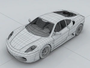 transportation - ferrari 3D Model