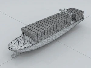 transportation - freighter 3D Model