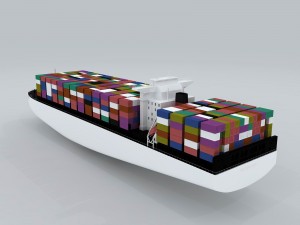 transportation - freighter 3D Model
