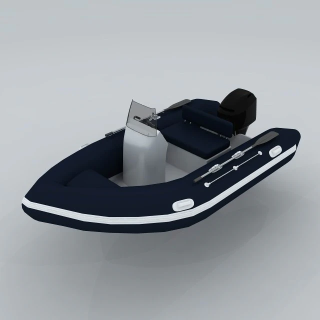 transportation - kayaking 3D Model .c4d .max .obj .3ds .fbx .stl .blend 