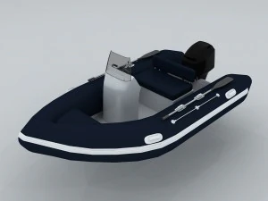 transportation - kayaking 3D Model