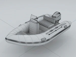 transportation - kayaking 3D Model